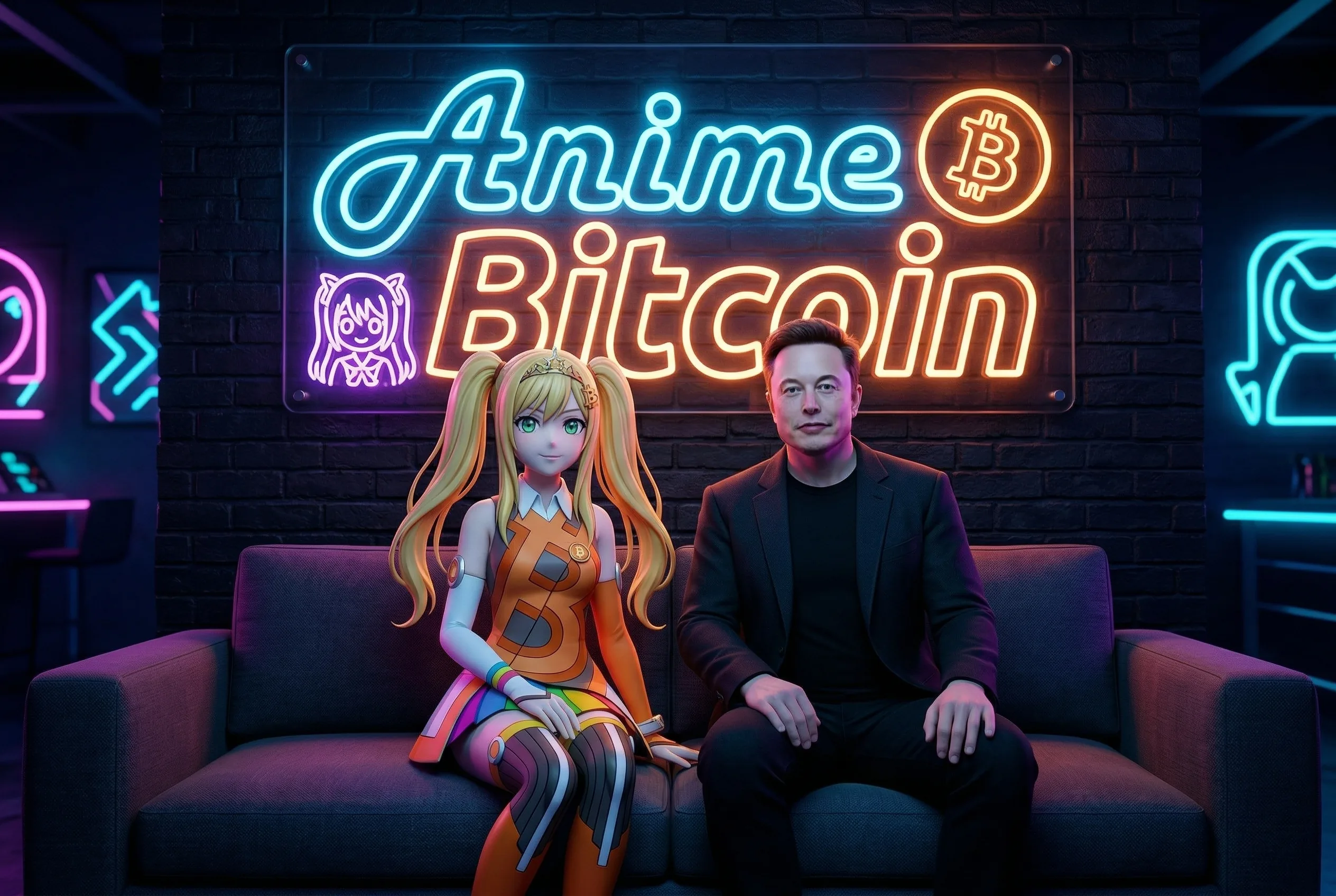 Anime Bitcoin x Elon